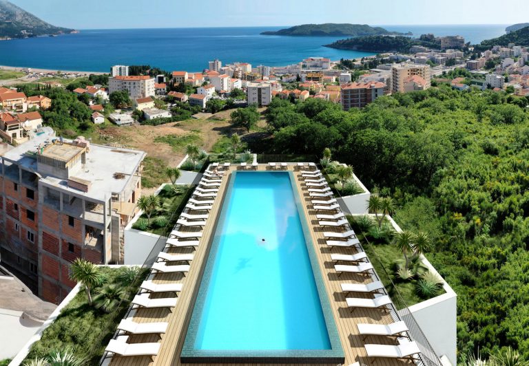 Novi stambeni kompleks sa pogledom na more u Bečićima