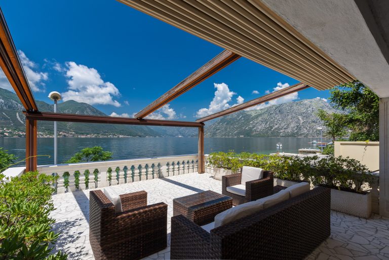 Luxury villa on the waterfront in Bay of Kotor