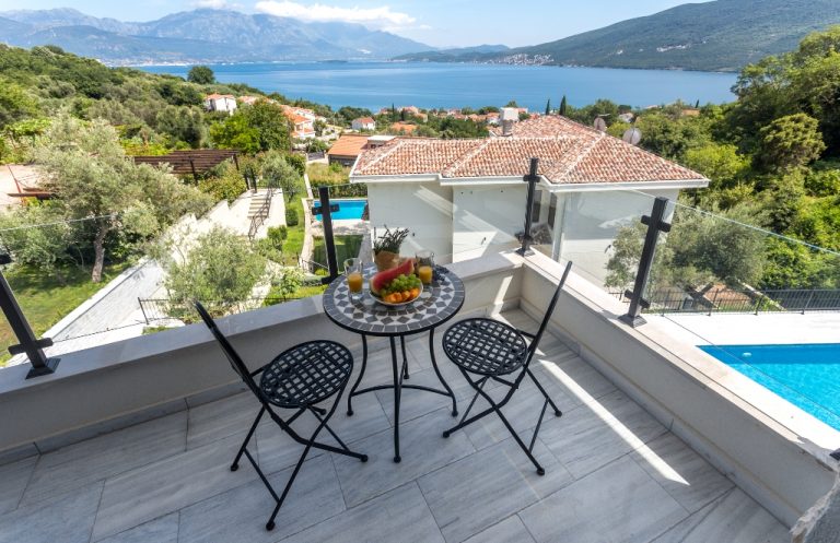 Brand new villa with outdoor pool in Kotor Bay