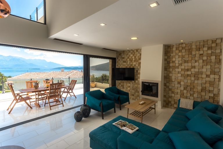 Brand new villa with outdoor pool in Kotor Bay