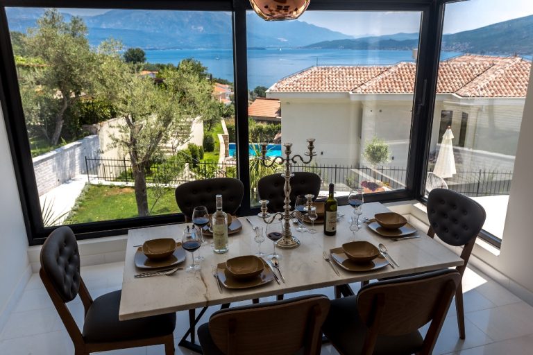 Brand new villa with outdoor pool in Kotor Bay