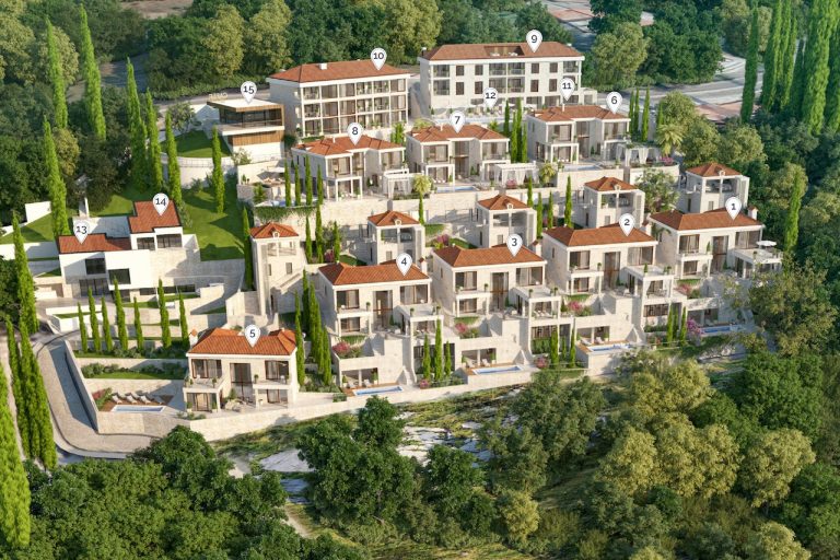 New residential complex with amazing sea view