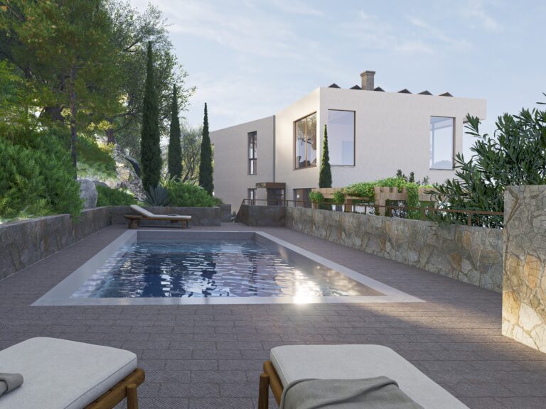 Luxury villa with panoramic seaview in the center of Tivat