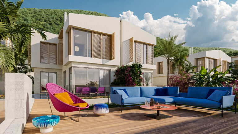 Townhouse in a new high-end gated villa community near the Portonovi resort