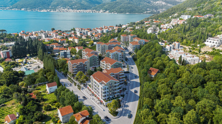 1-bedroom apartment in a new complex in Tivat