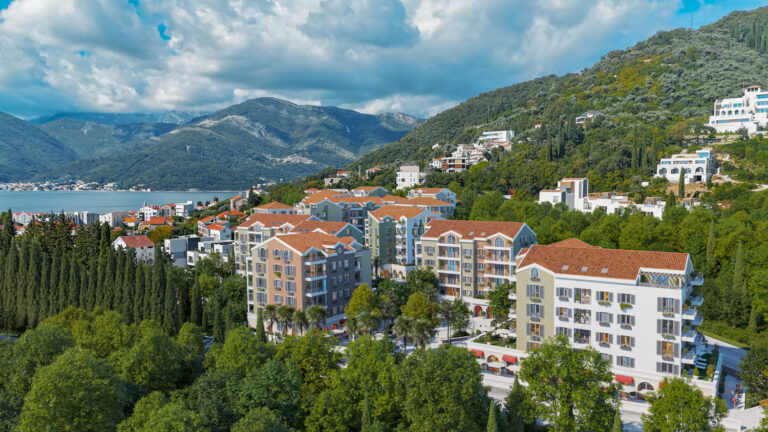 1-bedroom apartment in a new complex in Tivat
