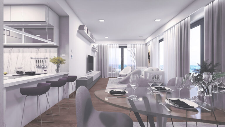 Apartments on the sea front managed by 5* hotel
