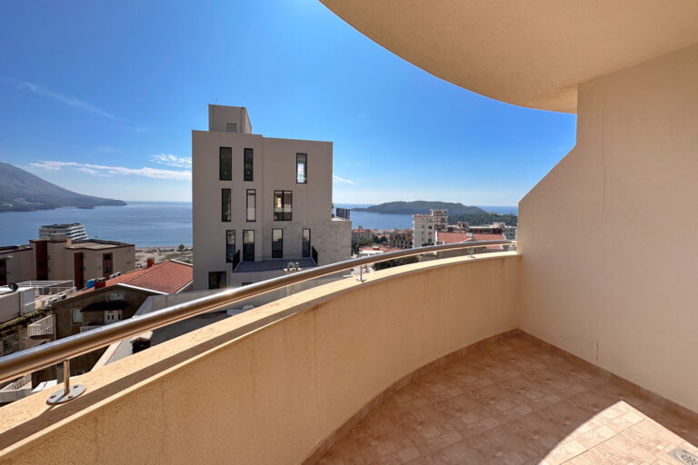 Apartment with 2 bedrooms sea view in Residential Complex with swimming pool in Becici