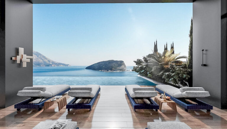 Apartments in a 5 star hotel on the first line in Budva