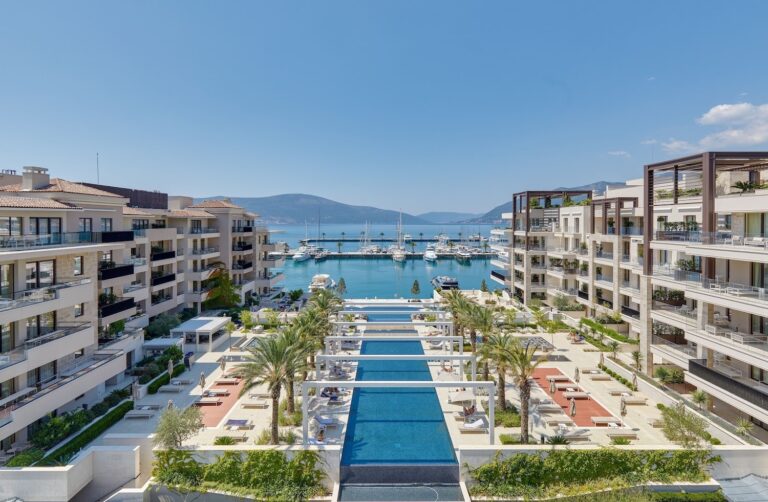 3-bedroom apartment with large terrace in Boka Place residence in Porto-Montenegro