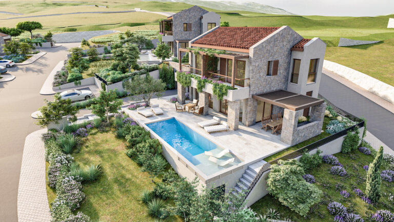 4-bedroom villa at the world-class golf resort Lustica Bay