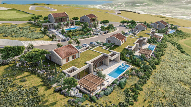 4-bedroom villa at the world-class golf resort Lustica Bay