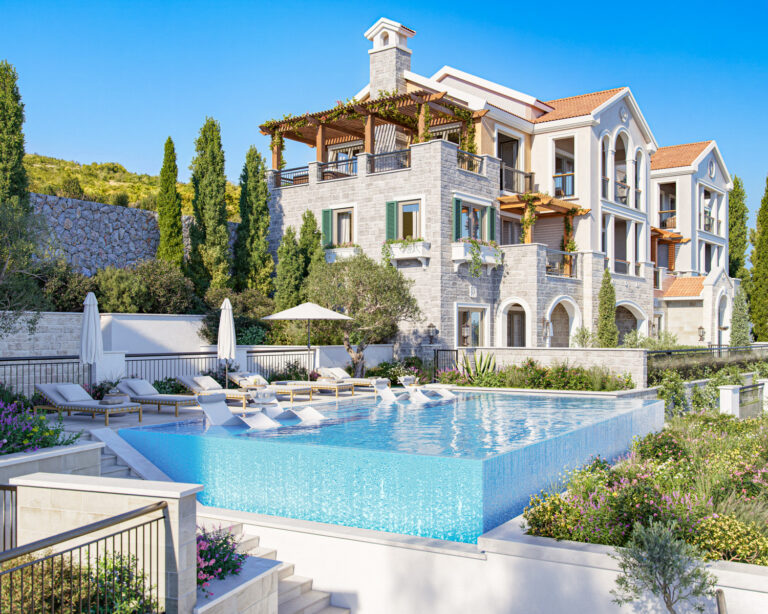 Exclusive three-bedroom apartment in the new residence Lustica Bay – Horizon