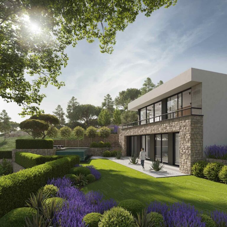 New Modern Villa with Pool in a gated villa community near Budva