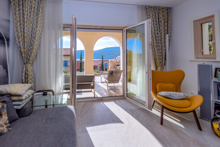 Two-bedroom apartment in Marina village of Lustica bay