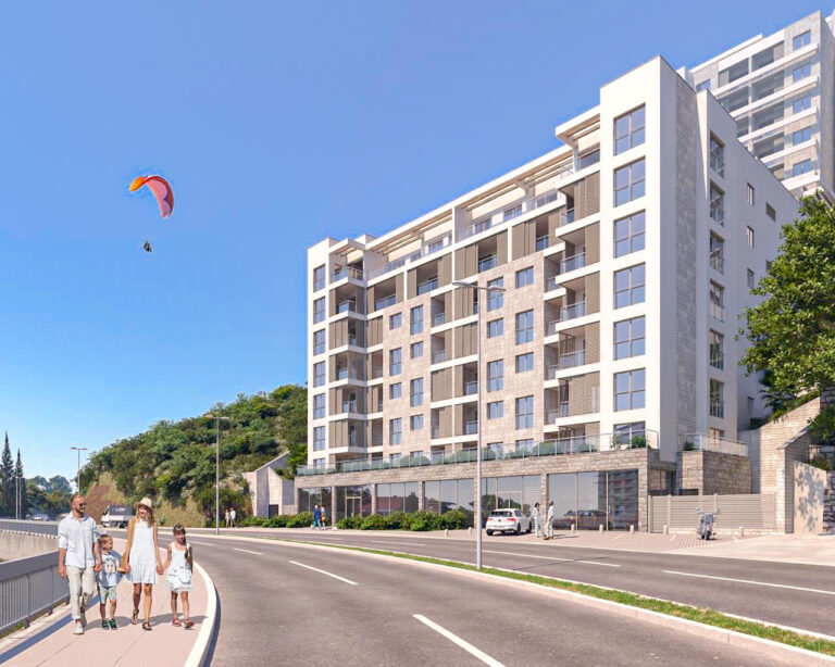 1-bedroom apartment in a new building in Bečići 200m from the sea