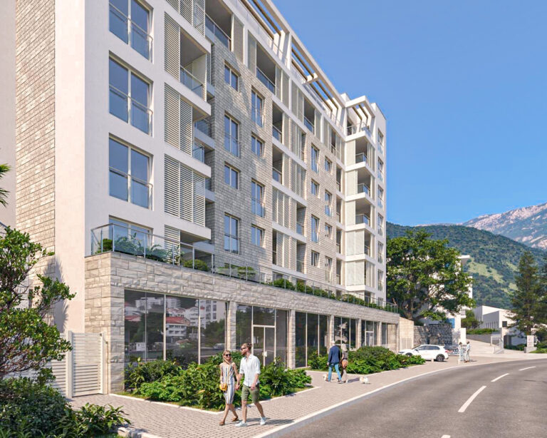 1-bedroom apartment in a new building in Bečići 200m from the sea