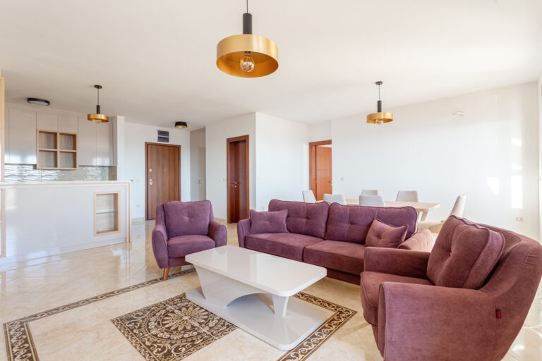 Scenic furnished apartments with 2 bedrooms in Bečići
