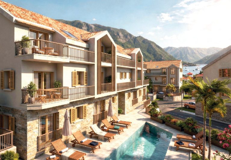Modern apartment in a residential complex in Risan