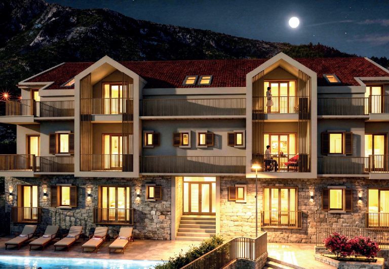 Modern apartment in a residential complex in Risan