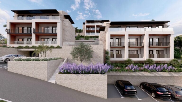 Modern Two-Bedroom Apartment by the Sea in the Bay of Kotor