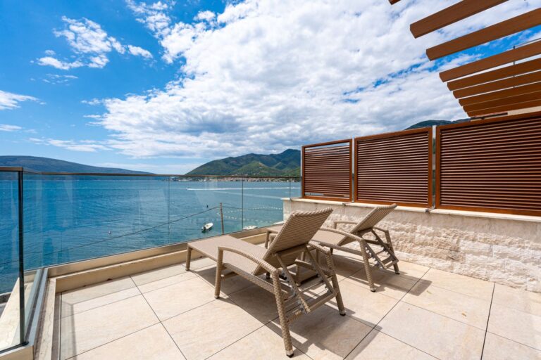 2-Bedroom seafront apartment in Tivat