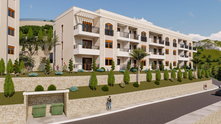 Private: Apartments in a new residential complex in Budva