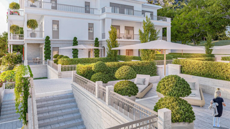 One-bedroom apartment in an exclusive residential complex in Dobrota