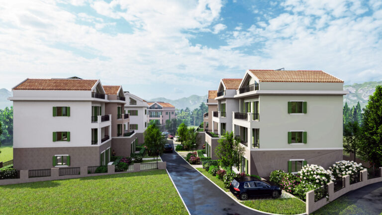 One-bedroom apartment in a new building in Tivat