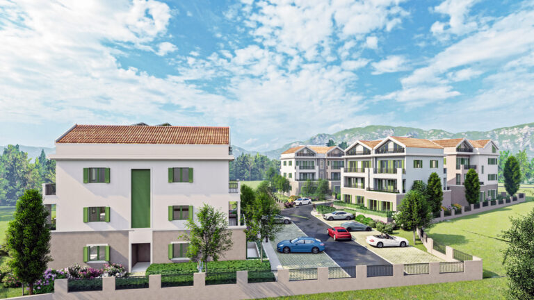 One-bedroom apartment in a new building in Tivat