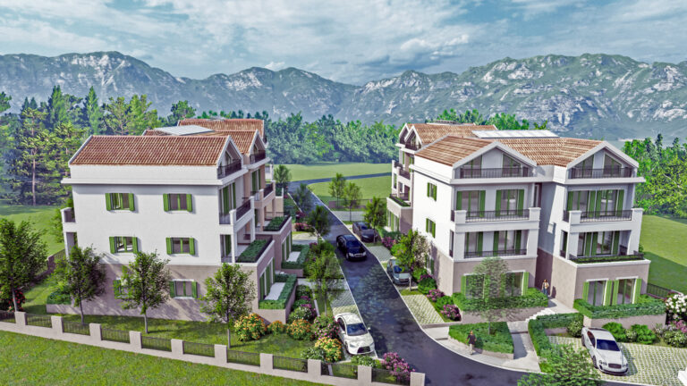 One-bedroom apartment in a new building in Tivat