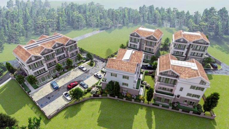 One-bedroom apartment in a new building in Tivat