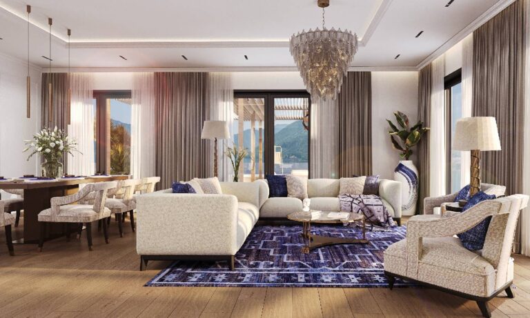 Penthouse Lux Heritage on the seafront in the Bay of Kotor
