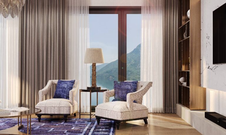 Penthouse Lux Heritage on the seafront in the Bay of Kotor