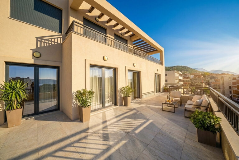 3-bedroom apartment in the center of Tivat 400 m from Porto-Montenegro
