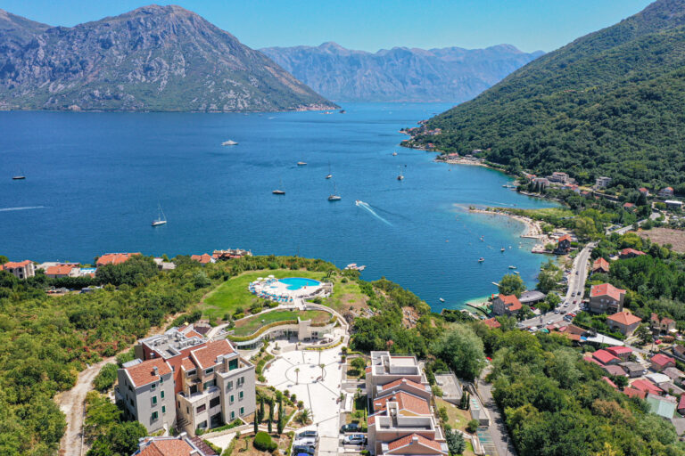 Furnished apartment in a club residential complex in the Bay of Kotor