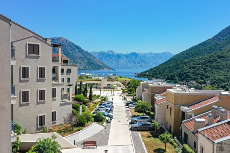 Furnished apartment in a club residential complex in the Bay of Kotor