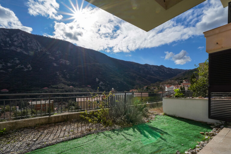 Furnished apartment in a club residential complex in the Bay of Kotor
