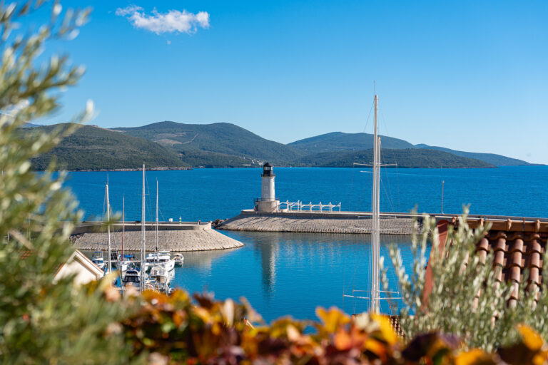 Меблированные апартаменты с 2 спальнями в Marina Village Luštica Bay