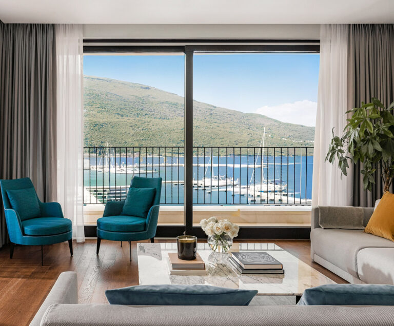 3-bedroom apartment on the waterfront in luxury residential complex Portonovi