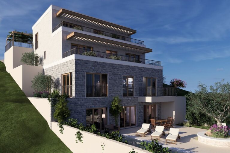 Land plot with panoramic sea view in Donja Lastva