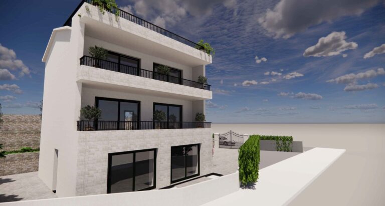 Luxury villa under construction in the center of Tivat