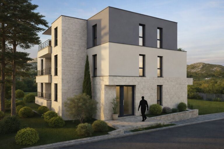 Residential complex with sea view in Orahovac