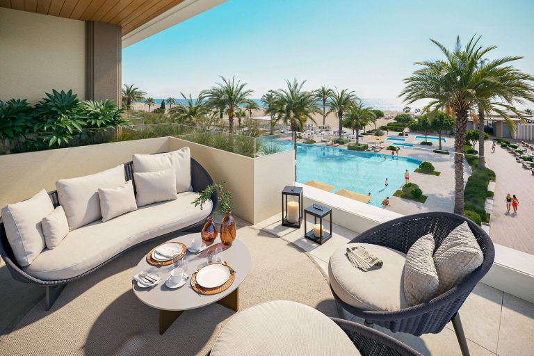 1-bedroom apartment in a first-line complex