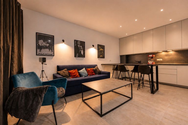 Apartment with mountain views in Kotor
